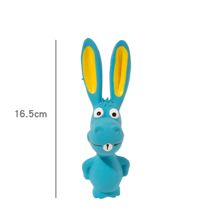 Squeak Toy with Long Ear for Dogs, Cute Animal Toy, Animal Squeak, Dog Toy, 1Pc