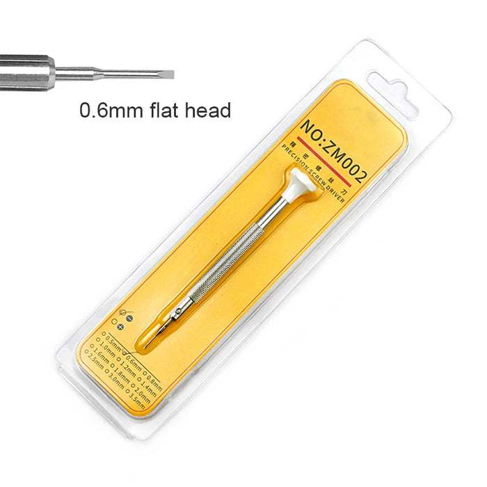 Precision Screwdriver Watch Repair Tool Kits Alloy Stainless Steel Flat Cross Small Screwdrivers Awl for Mobilephone Watchmaker