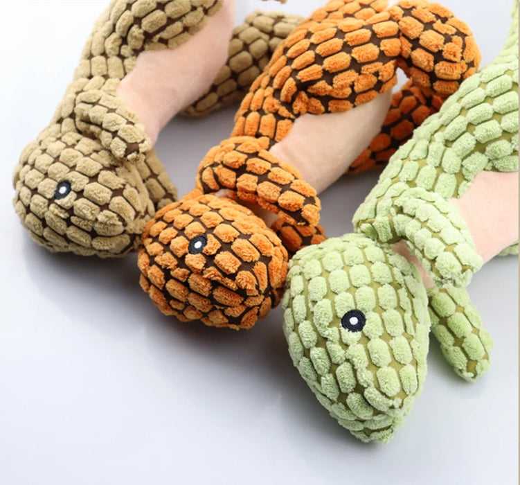 Animal Shape Squeak Plush Dog Toy Funny Interactive Chew Molar Toy for Small to Large Dogs And Cats Puppy Interactive Training
