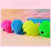 Shaggy Dog Squishy Toy Soft Glue Kawaii  Squeezable Stress Reliever Pets Colorful Small Toys Easy and Convenient Cute Gifts