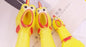Squeaky Screaming Chicken Dog Toy 1pc Pet Squeaker Chew Toys Funny Molar Chew Rubber Toy in Sizes S M L for Small to Large Dogs