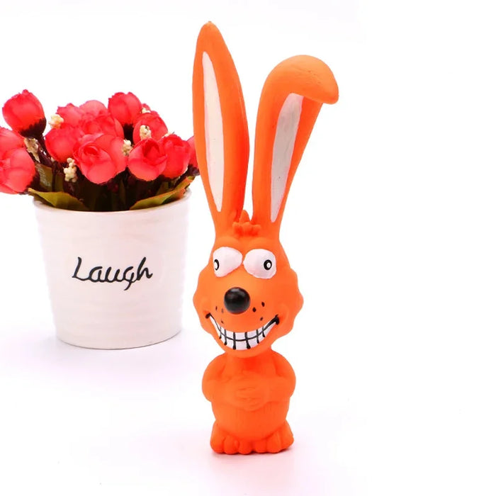 Squeak Toy with Long Ear for Dogs, Cute Animal Toy, Animal Squeak, Dog Toy, 1Pc