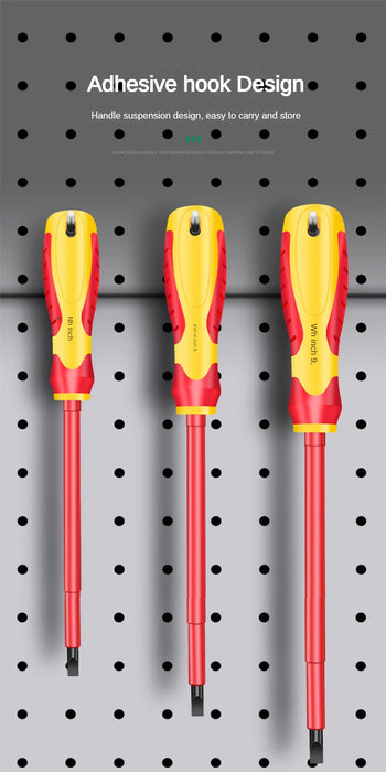 Insulated Screwdriver Slotted Cross Screwdrivers Phillips Flat Driver Electrician's Professional Maintenance Tools Hand Tool