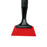 Red Silicone Squeegee Auto Water Blade Water Wiper Shower Squeegee Long Handle for Car Windshield Window B90