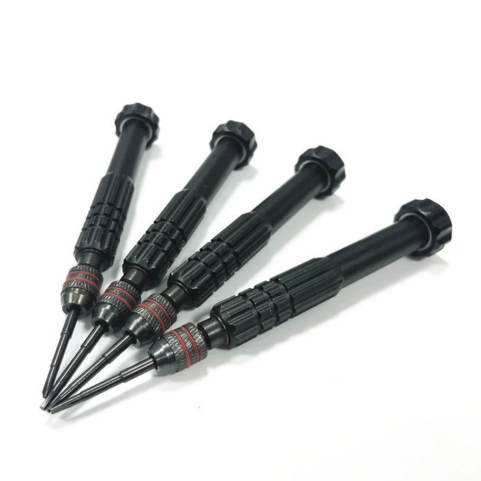 Flathead, Phillips & Pentagonal Bit Non-Slip Screwdriver - Multi-Functional Screwdriver for Disassembly