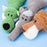 Plush Cartoon Puppy Dog Toys Pet Dog Chew Squeak Toys for Small Dogs Teeth Grinding Cleaning Are Not Easily Deformed Pet Toys