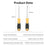 2Pc Magnetic Screwdriver Set with Phillips and Slotted Multi-Purpose Flat Head Cross Screw Driver Sets Household Repair Tool Kit