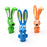 Squeak Toy with Long Ear for Dogs, Cute Animal Toy, Animal Squeak, Dog Toy, 1Pc