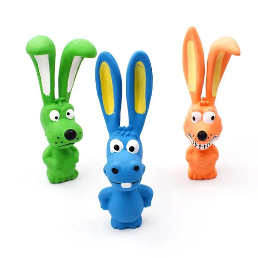 Squeak Toy with Long Ear for Dogs, Cute Animal Toy, Animal Squeak, Dog Toy, 1Pc