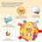 Dog Squeak Ball Toys with Tags Interactive Dog Toys Soft Stuffed Puppy Toys with Built-in Bell Dog Chew Toys Dog Interactive Toy