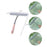1PC Shower Window Squeegee for Shower Doors Bathroom Window and Car Glass Cleaning Supplies for Housekeeping