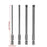 4 Pcs Slotted Screwdriver Bit 100mm 3mm-6mm Magnetic Flat Head 1/4'' Hex Shank Screw Driver For Hand Repair Tools Accessories