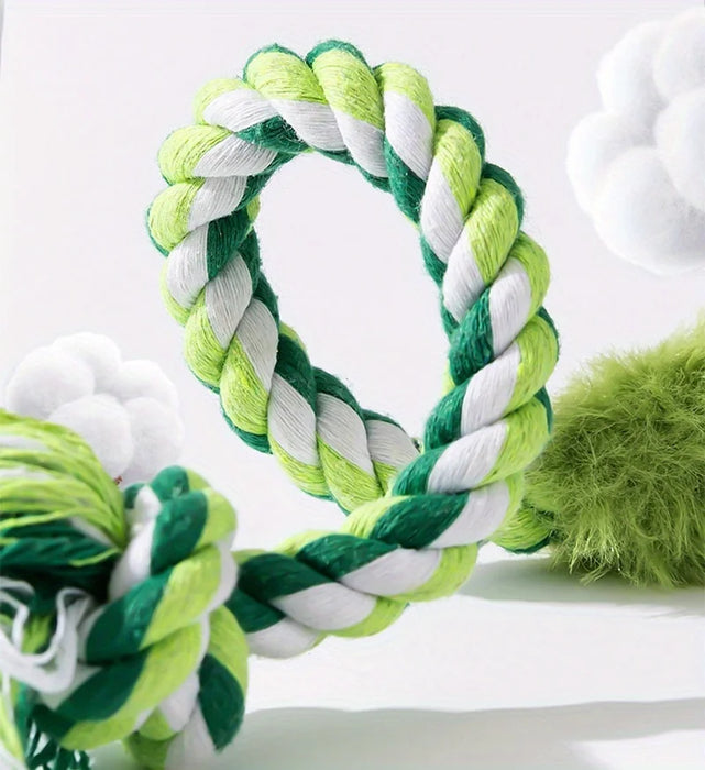 Plush Pet Dog Toy Animal-shaped Dog Squeak Toys Interactive Pet Rope Toy for Small Medium Dogs Dog Accessories