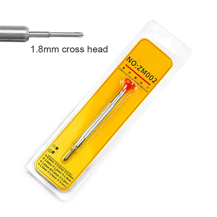 Precision Screwdriver Watch Repair Tool Kits Alloy Stainless Steel Flat Cross Small Screwdrivers Awl for Mobilephone Watchmaker