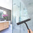 Matte Black Silicone Squeegee Streak Free Cleaning Shower Squeegee for Glass Bathroom Shower Doors Mirrors Tiles Car Windows