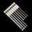 Slotted Screwdriver Bits 50mm/75mm/100/150mm Long Magnetic Tip Screwdriver Flat Head Bits S2 Steel 1/4 Inch Shank Hand Tool