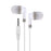 In-ear Headphones Wired Earphone 3.5mm Standard Noise Cancelling Headset Stereo Mobile Cheap Music Headphones Earbuds