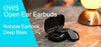Open Ear Headphones TWS Wireless Bluetooth Earphones Noise Cancelling Microphones Headsets with Lights for Night Runnning Sport