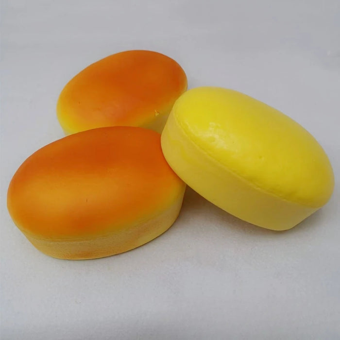 Squishy Simulated Cheesecake Squeeze Toy Stress Relief Slow Rising Sensory Fidget for Anxiety ADHD Autism Gifts for Kids Adults