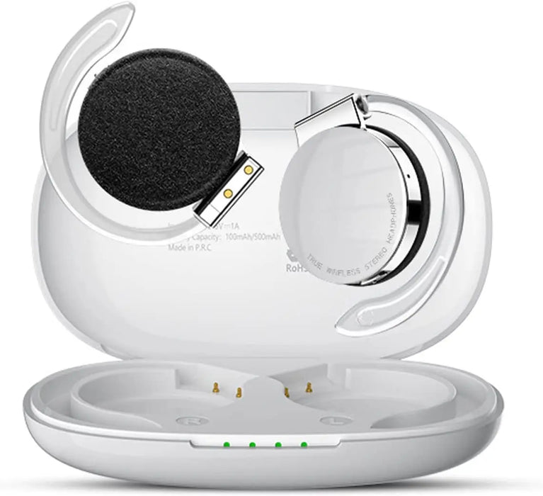 Open Ear Headphones TWS Wireless Bluetooth Earphones Noise Cancelling Microphones Headsets with Lights for Night Runnning Sport