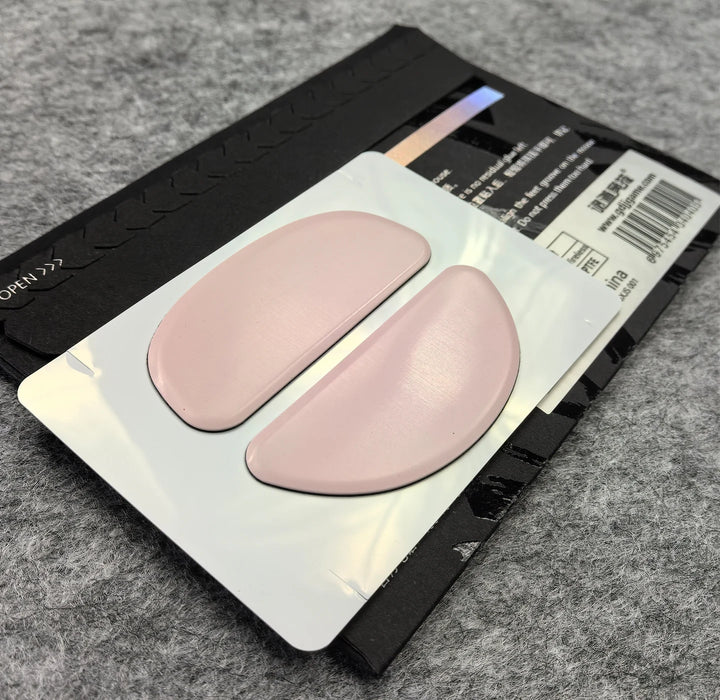 UnusualWaySports Mouse Skates Feet XE-S XES Wireless Cambered Surface PTFE Anti Collapse Multilayer Magic Ice Black Silver Fox