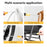 2Pc Magnetic Screwdriver Set with Phillips and Slotted Multi-Purpose Flat Head Cross Screw Driver Sets Household Repair Tool Kit