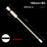 Slotted Screwdriver Bits 50mm/75mm/100/150mm Long Magnetic Tip Screwdriver Flat Head Bits S2 Steel 1/4 Inch Shank Hand Tool