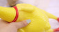 Squeaky Screaming Chicken Dog Toy 1pc Pet Squeaker Chew Toys Funny Molar Chew Rubber Toy in Sizes S M L for Small to Large Dogs