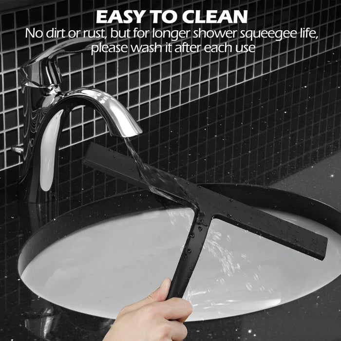 Silicone Squeegee Streak Free Cleaning Shower Squeegee For Glass Bathroom Shower Doors Mirrors Tiles Car Windows