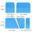 5Pcs Generic PPF Squeegees Accessories for Mirror Paint Protection Film Car Squeegee Window Tint Tool TPU Coating Scraper