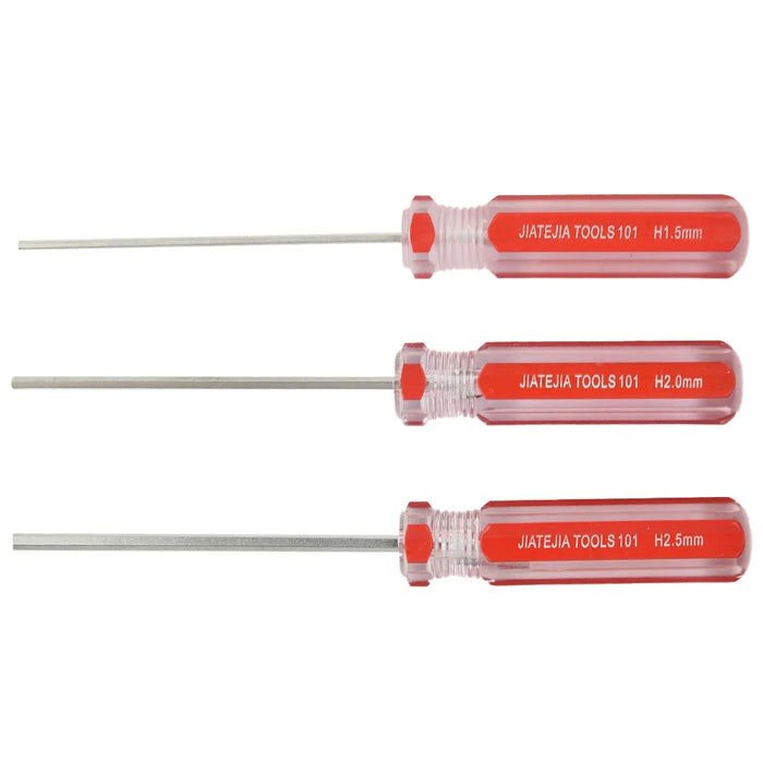 1.5mm-6mm Hex screwdriver set Hexagon driver Flat Head Hexagonal Screwdriver Allen Bolt Driver For FPV Racing Drone Reppair