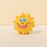 Latex Squeaky Emoji Face Spiky Ball - Pet Toy for Small Dogs, Teething & Teeth Cleaning, Fun Interactive Doggie Plaything