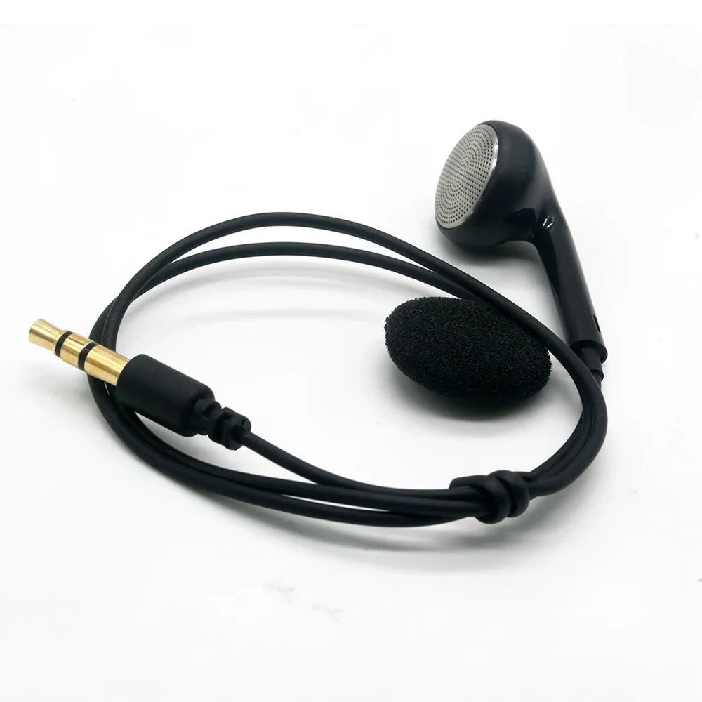 Single Sided Wired Headphone Walkie Talkie Multifunctional Mono Headphone Earbud Drivers Riding Music Headset Accessories