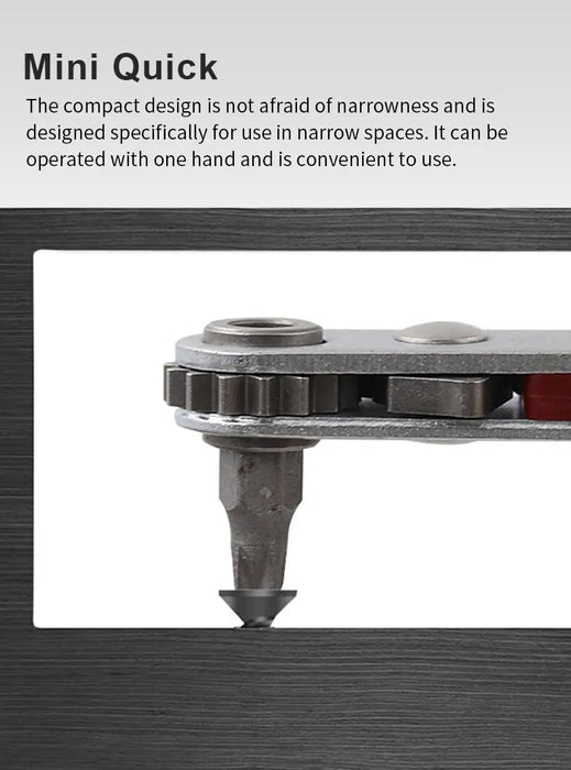 New Multifunctional Bidirectional Forward and Reverse Ratchet Screwdriver Elbow Flat Head Wrench Cross Screwdriver Slotted Tool