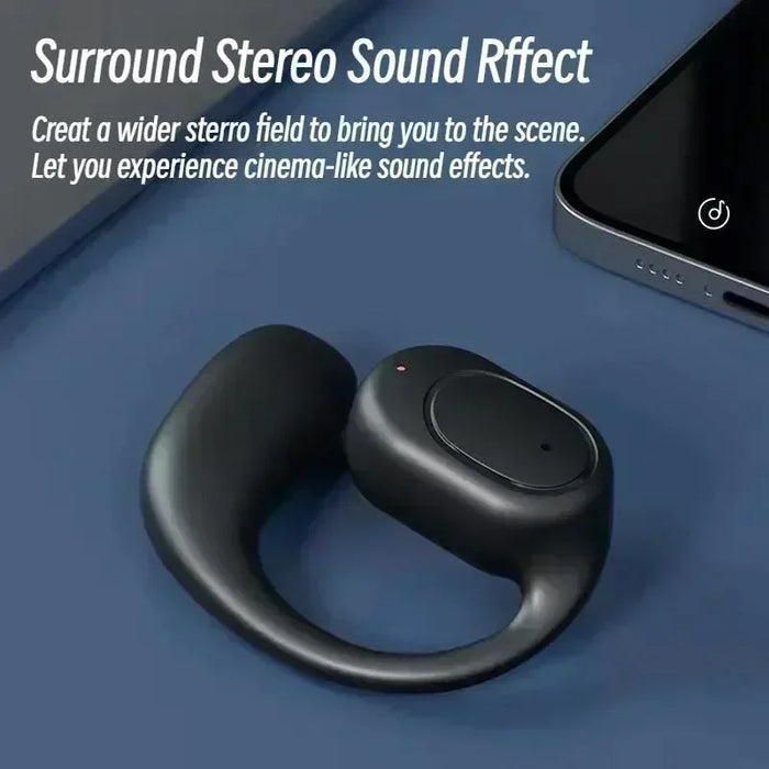 Single Ear Headphones Left Ear Headphones for Sport Running Wireless Earphones Cycling Driving Cellphones Gamer Headphones