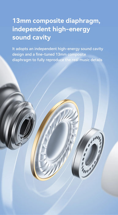 HOCO EW60 Wireless Bluetooth Headphones Tws Waterproof Earbuds Earphones HD Mic with touch Control Earbuds For Smartphones