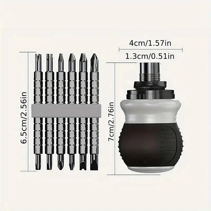 18/26/36 In 1 Magnetic Screwdriver Set Cross Flat Shaped Screwdriver Head Multifunctional Precision Handheld Maintenance Tool