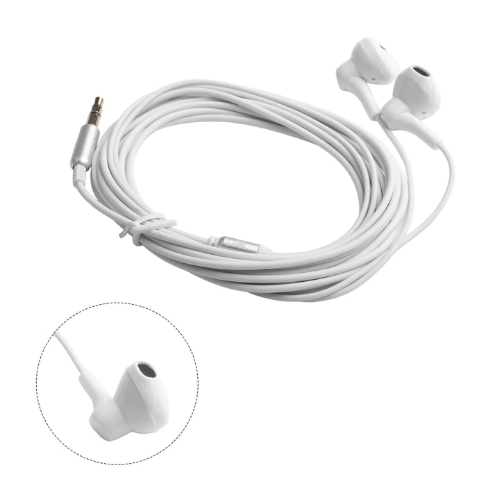 3 Meters Earphones In Ear Wired Earphone Monitor Headphone 3.5mm Music Headset For Mobile Phone PC MP3