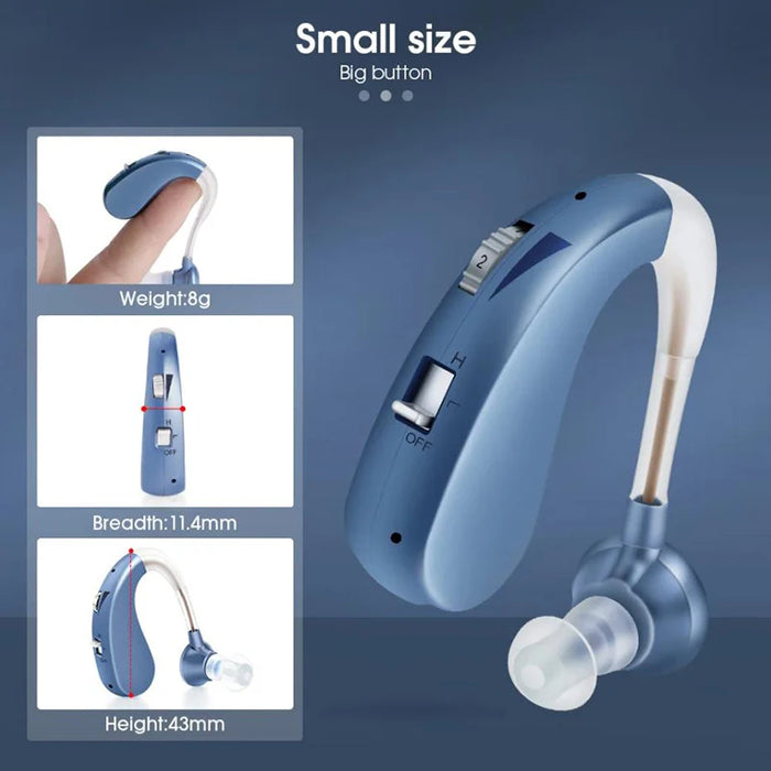 Single Rechargeable Headphone With Over The Ear Noise Cancelling Feature, Compact And Lightweight, Suitable For The Elderly