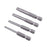 4pcs Flat Head Screwdriver Bits 50mm Long Magnetic Tip Slotted Screwdriver Bits 3-6mmS2 Steel 1/4 Inch Shank Flat Head Bits
