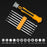 12 In 1 Magnetic Screwdriver Set Cross Flat Shaped Screwdriver Head Multifunctional Precision Handheld Maintenance Tool