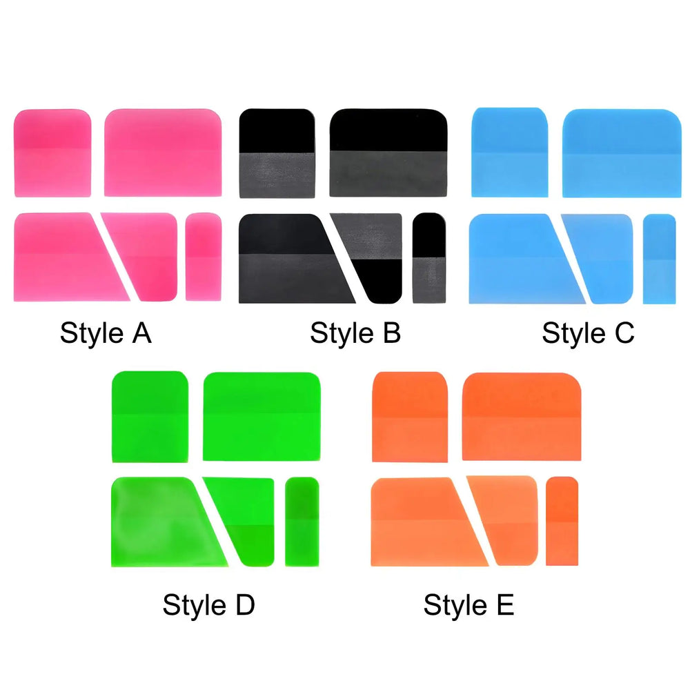 5Pcs Generic PPF Squeegees Accessories for Mirror Paint Protection Film Car Squeegee Window Tint Tool TPU Coating Scraper