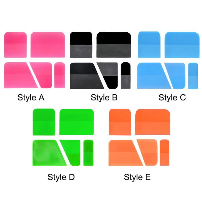 5Pcs Generic PPF Squeegees Accessories for Mirror Paint Protection Film Car Squeegee Window Tint Tool TPU Coating Scraper