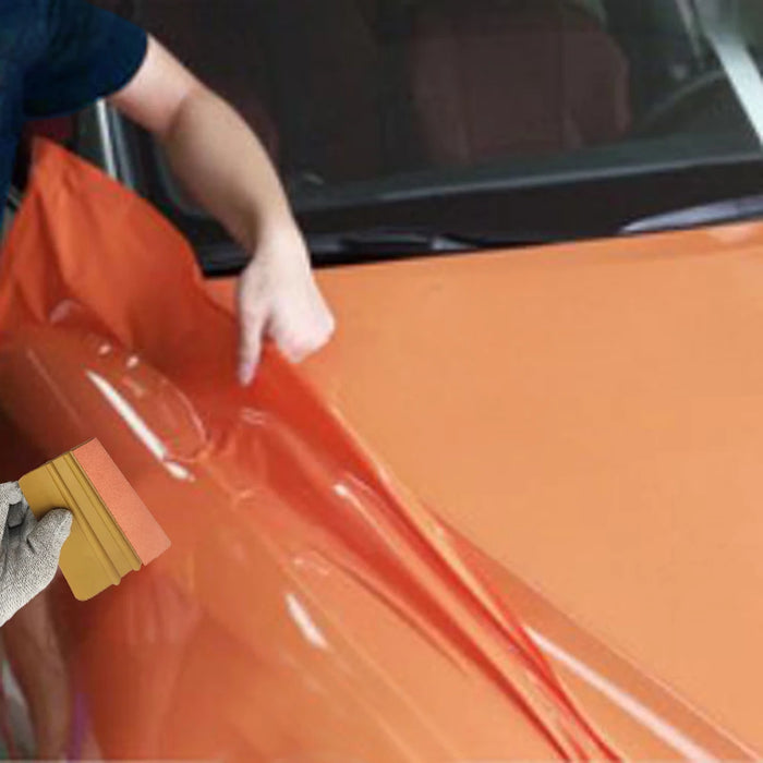 5Pcs Suede Edge Squeegee for Vinyl 4 Inch Car Vinyl Scraper Wrapping Spatula Tools Scratch Free Squeegee Wall Stickers Smoother