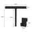 Shower Squeegee Glass Wiper Scraper  Glass Cleaner Window Wiper Scraper Cleaning for a Shower Stall Bathroom Accessories