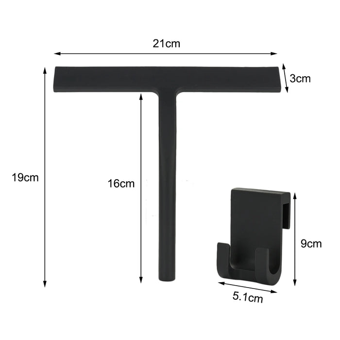 Shower Squeegee Glass Wiper Scraper  Glass Cleaner Window Wiper Scraper Cleaning for a Shower Stall Bathroom Accessories