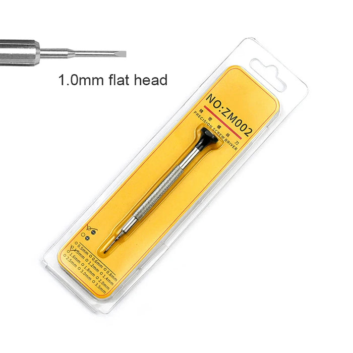 Precision Screwdriver Watch Repair Tool Kits Alloy Stainless Steel Flat Cross Small Screwdrivers Awl for Mobilephone Watchmaker