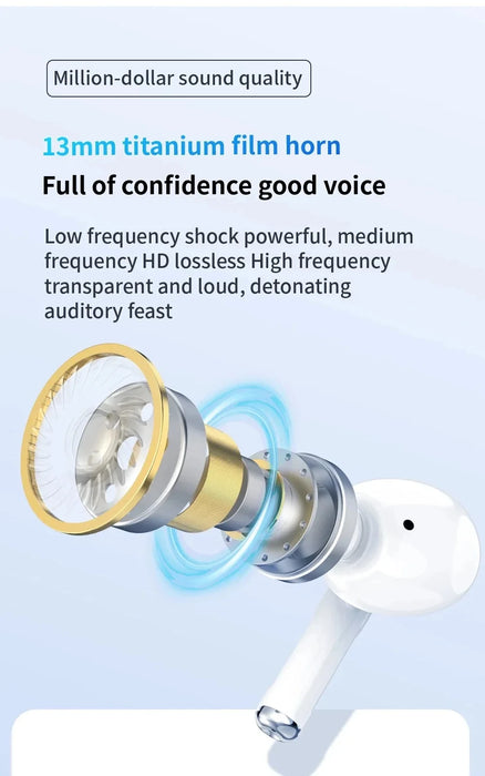 For Original Air Pro5 TWS Max Wireless Bluetooth Earphones In Ear Earbuds Sport Noise Cancelling Headset For iPhone Android