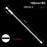 Slotted Screwdriver Bits 50mm/75mm/100/150mm Long Magnetic Tip Screwdriver Flat Head Bits S2 Steel 1/4 Inch Shank Hand Tool
