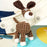 Dog Squeak Toys Plush Donkey Horse Sheep Interactive Toys For Small Medium Puppy Cat Merbau Chew Toy Lovely Dogs Accessory Safe